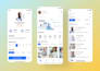 design mobile app UI UX in figma with interactive clickable prototype